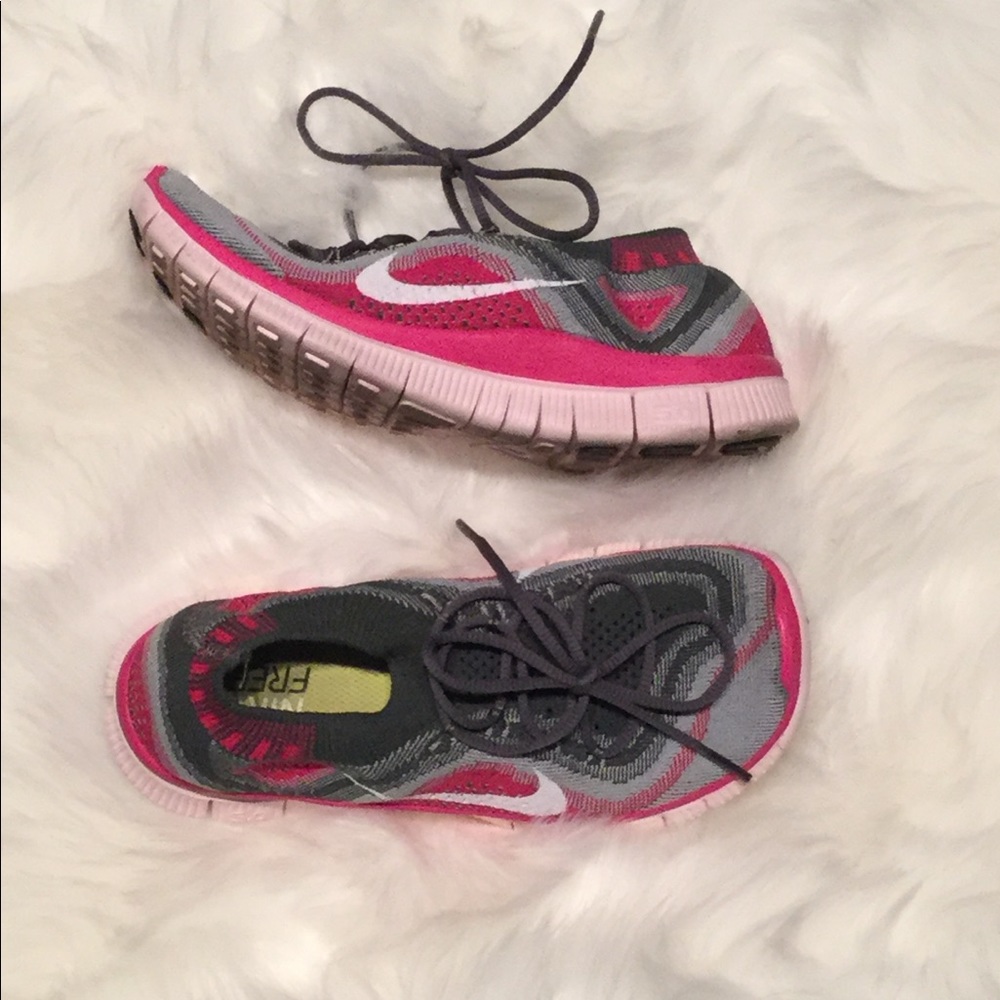 Nike Free Flyknit running shoes